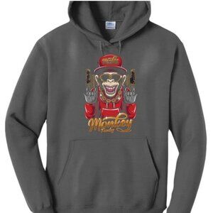 Unisex Grafic Hoodie - Monkey